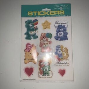 Stickers  Care Bear American Geetings sealed 4 sheets